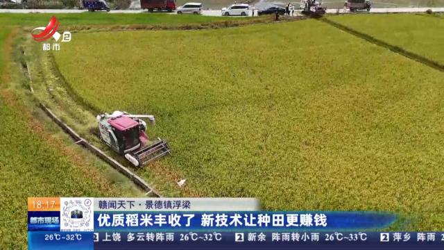 【赣闻天下】景德镇浮梁：优质稻米丰收了 新技术让种田更赚钱