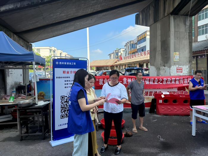 宜春市袁州区西村镇举办“就业580”就业政策宣传活动