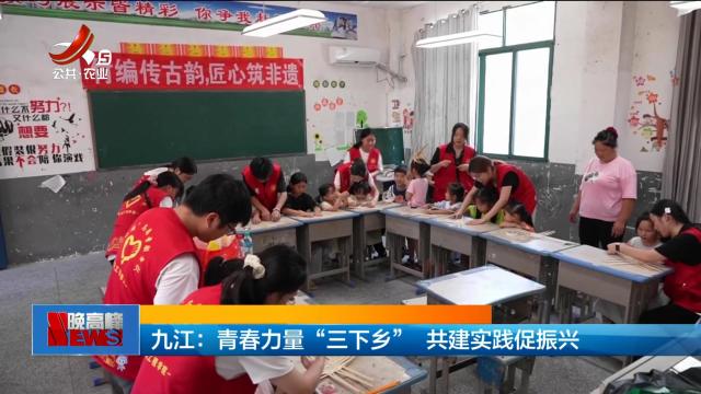 九江：青春力量“三下乡” 共建实践促振兴