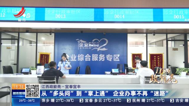 【江西政能亮】宜春宜丰：从“多头问”到“掌上通” 企业办事不再“迷路”