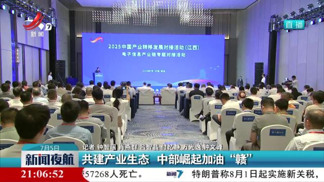 共建产业生态 中部崛起加油“赣”