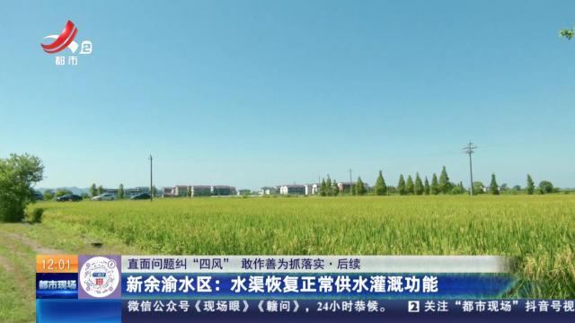 【直面问题纠“四风” 敢作善为抓落实】后续·新余渝水区：水渠恢复正常供水灌溉功能