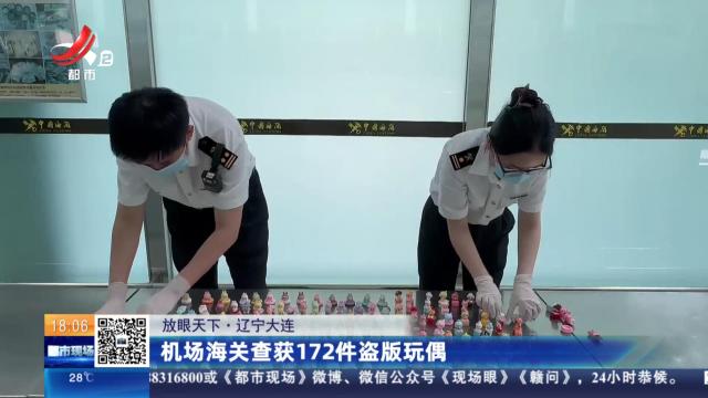 【放眼天下】辽宁大连：机场海关查获172件盗版玩偶