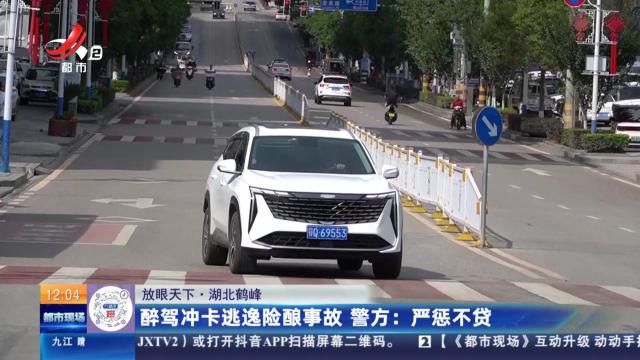 【放眼天下·湖北鹤峰】醉驾冲卡逃逸险酿事故 警方：严惩不贷