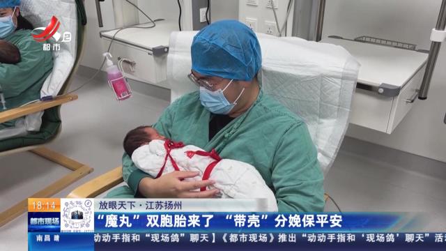 【放眼天下】江苏扬州：“魔丸”双胞胎来了 “带壳”分娩保平安