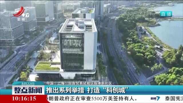 【中国（上海）自由贸易试验区临港新片区】推出系列举措 打造“科创城”