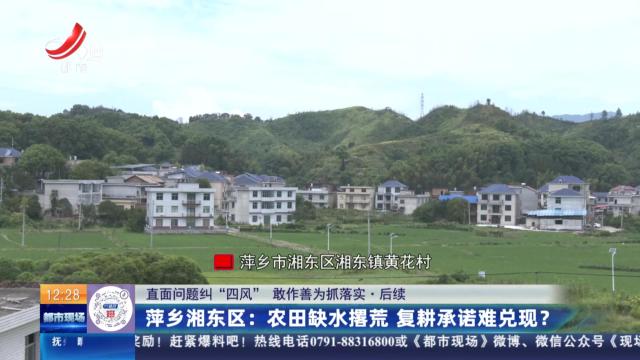 【直面问题纠“四风” 敢作善为抓落实】后续·萍乡湘东区：农田缺水撂荒 复耕承诺难兑现？
