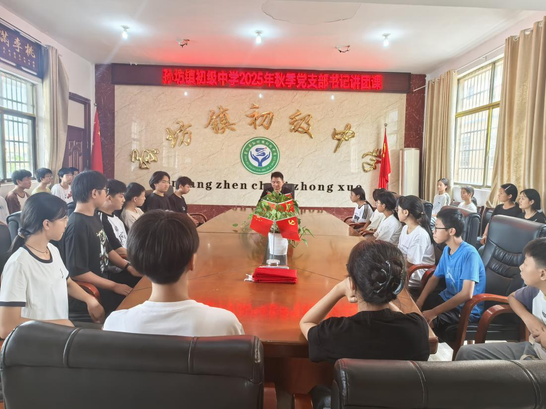 凝聚青春力量，践行使命担当——崇仁县孙坊中学团支部开展团课