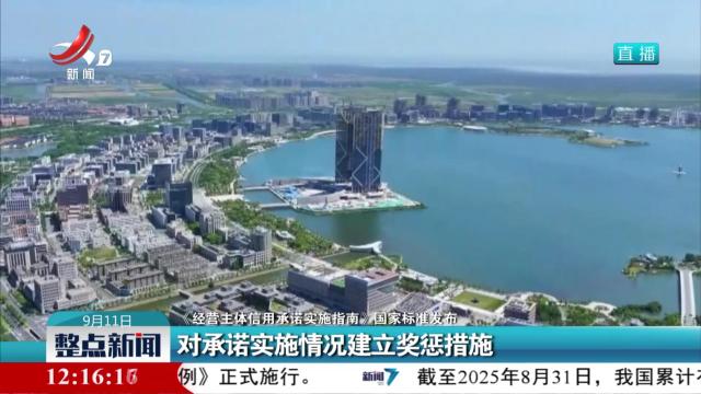 【《经营主体信用承诺实施指南》国家标准发布】对承诺实施情况建立奖惩措施