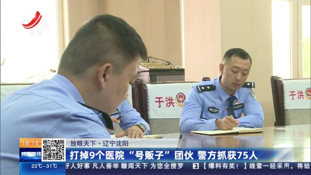 【放眼天下】辽宁沈阳：打掉9个医院“号贩子”团伙 警方抓获75人