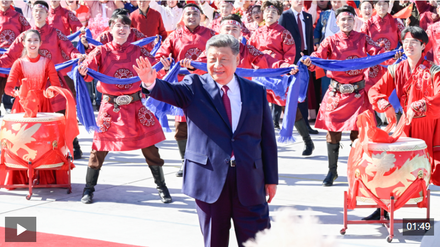 独家视频丨习近平离开新疆返回北京