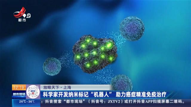 【放眼天下】上海：科学家开发纳米标记“机器人” 助力癌症精准免疫治疗