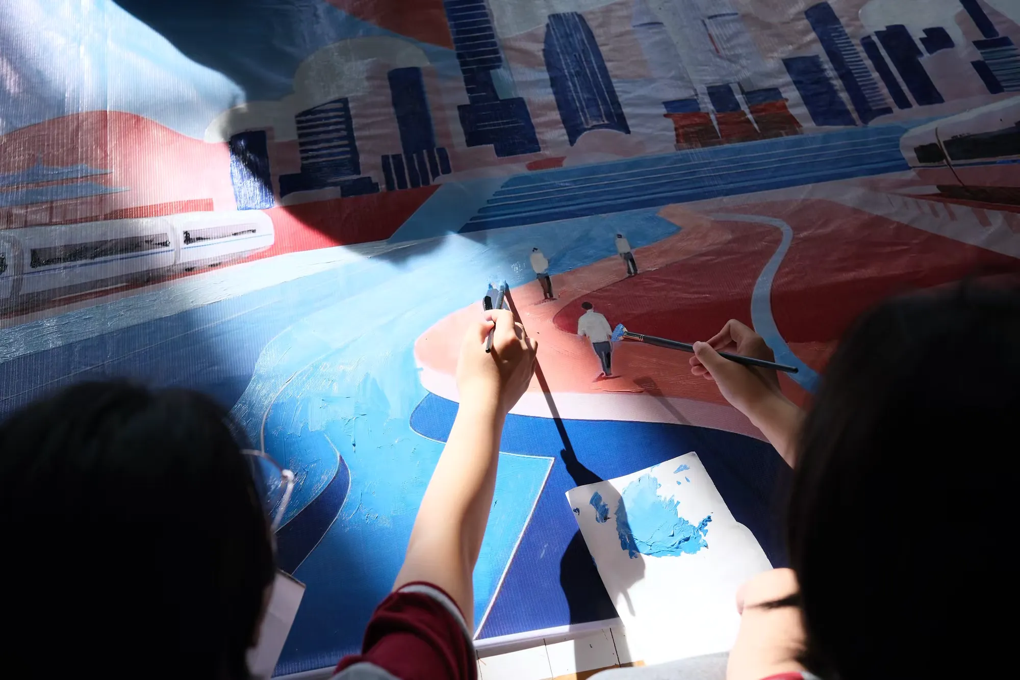 月圆国盛，双节同辉——东乡实验中学开展庆国庆迎中秋系列活动