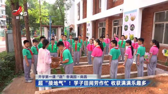 【开学第一课 “蔬”香满园】南昌：超“接地气”！ 学子田间劳作忙 收获满满乐趣多