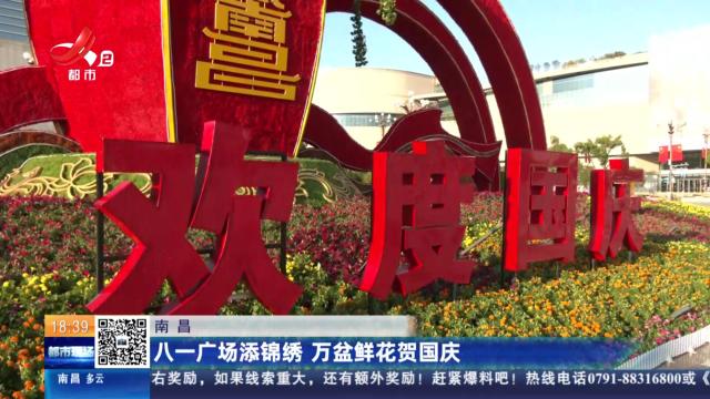 南昌：八一广场添锦绣 万盆鲜花贺国庆