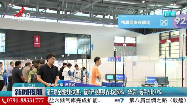 第三届全国技能大赛：新兴产业赛项占比超50％ “95后”选手占比77％