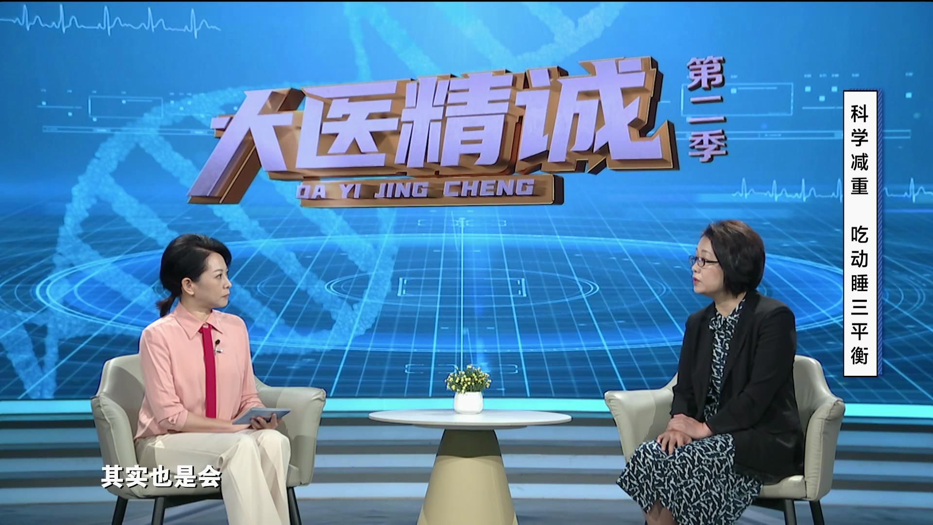 大医精诚20250910 科学减重 吃动睡三平衡