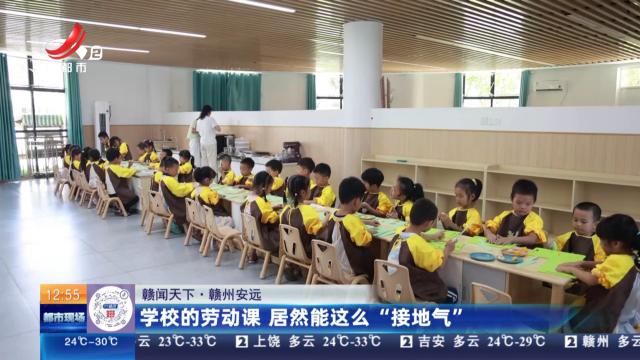 【赣闻天下】赣州安远：学校的劳动课 居然能这么“接地气”