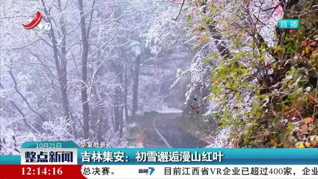 【华夏胜景】吉林集安：初雪邂逅漫山红叶