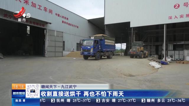 【赣闻天下】九江武宁：收割直接送烘干 再也不怕下雨天