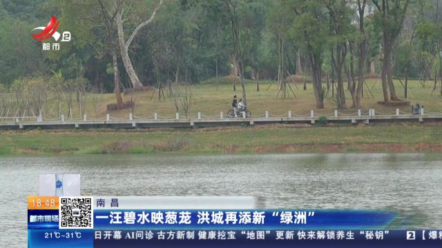 南昌：一汪碧水映葱茏 洪城再添新“绿洲”