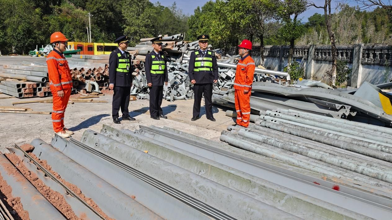 江西省交通运输执法局十支队八大队高效完成通铜项目拆除路产资产清算工作