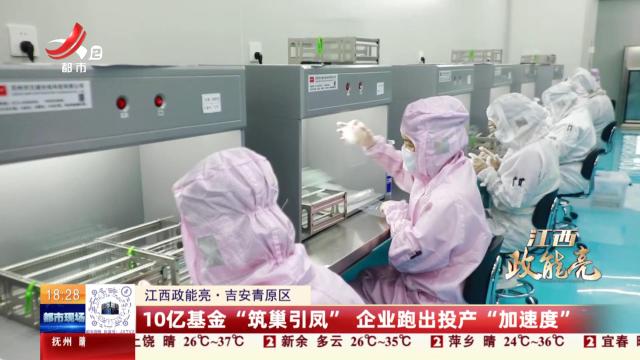 【江西政能亮】吉安青原区：10亿基金“筑巢引凤” 企业跑出投产“加速度”