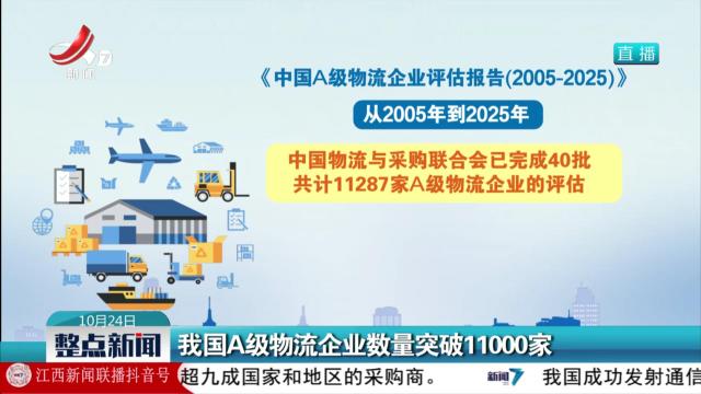 我国A级物流企业数量突破11000家