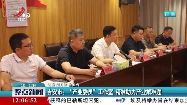 吉安市：“产业委员”工作室 精准助力产业解难题
