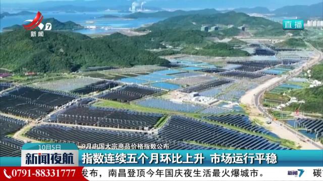 【9月中国大宗商品价格指数公布】指数连续五个月环比上升 市场运行平稳