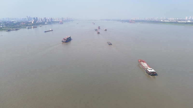 九江新港海事处金鸡坡大队积极开展无人机远程核查