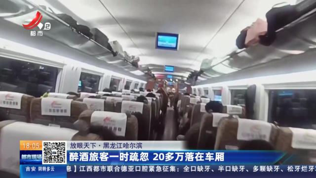 【放眼天下】黑龙江哈尔滨：醉酒旅客一时疏忽 20多万落在车厢
