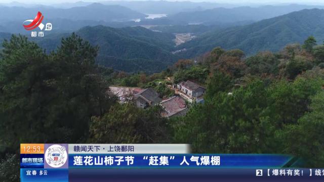 【赣闻天下】上饶鄱阳：莲花山柿子节 “赶集”人气爆棚