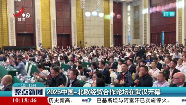 2025中国-北欧经贸合作论坛在武汉开幕