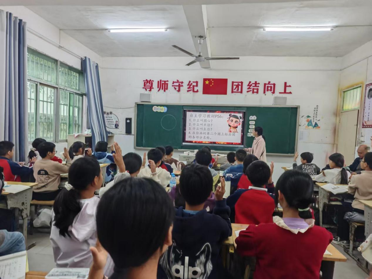 学科融合促成长  教研花开满校园——乐安县罗陂乡中心小学开展公开课
