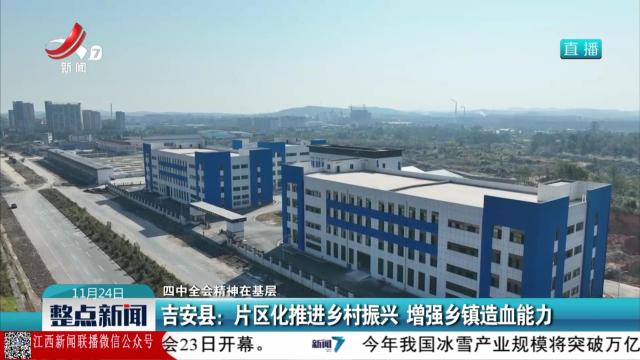 【四中全会精神在基层】吉安县：片区化推进乡村振兴 增强乡镇造血能力