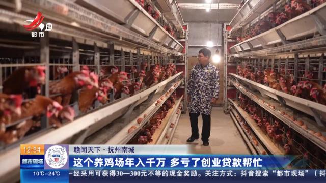 【赣闻天下】抚州南城：这个养鸡场年入千万 多亏了创业贷款帮忙
