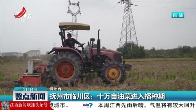 抚州市临川区：十万亩油菜进入播种期