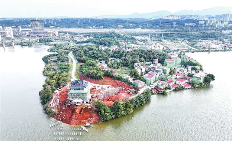 九江濂溪区廖家咀生态提升工程稳步推进（图） 