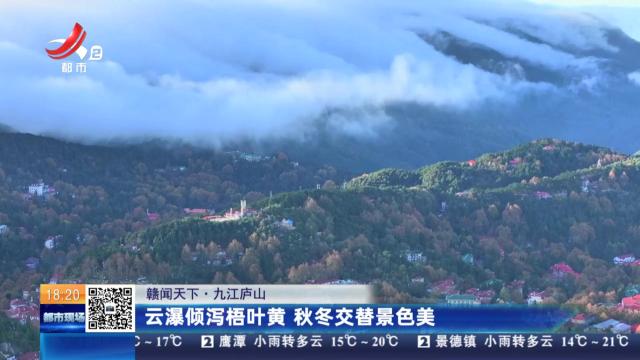 【赣闻天下】九江庐山：云瀑倾泻梧叶黄 秋冬交替景色美