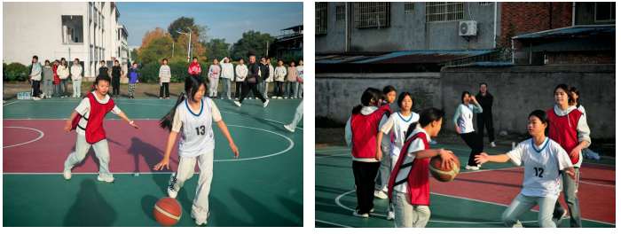 以球会友展风采，“双减”赋能促成长——乐安县鹏州中学与龚坊中学篮球友谊赛圆满落幕