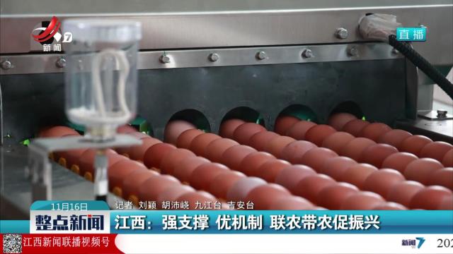江西：强支撑 优机制 联农带农促振兴