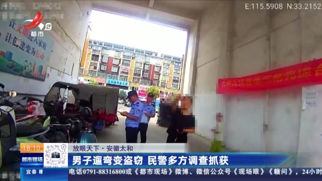 【放眼天下】安徽太和：男子遛弯变盗窃 民警多方调查抓获