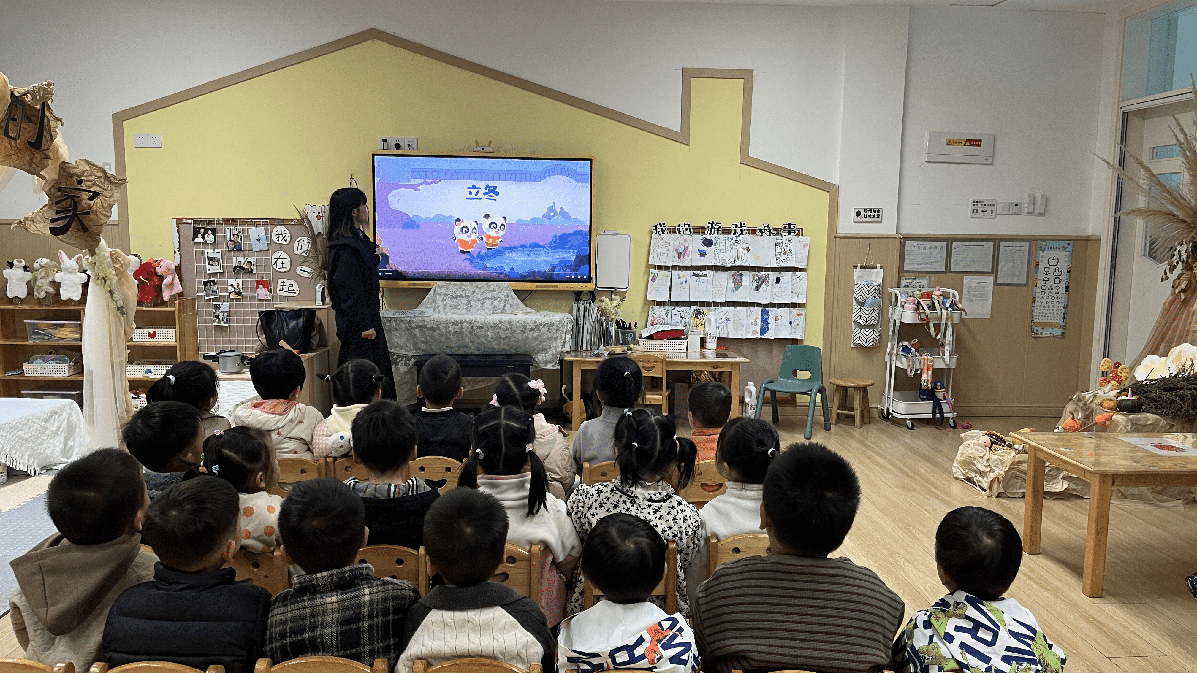 立冬时节，共赴一场冬日之约——崇仁县第六幼儿园开展二十四节气立冬节气活动