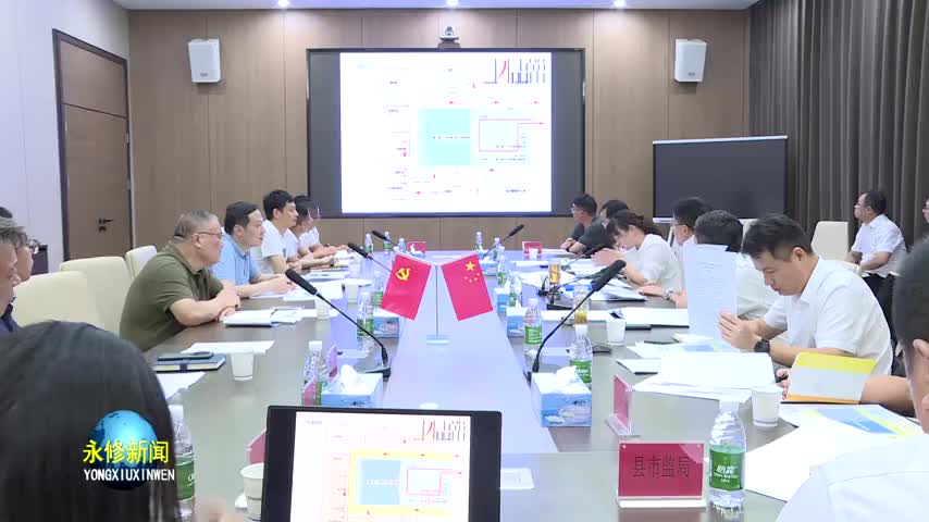 县委书记秦岭，县长朱超调度有机硅产业创新公共平台建设工作