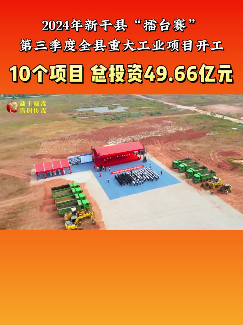 2024年“擂台赛”第三季度全县重大工业项目开工