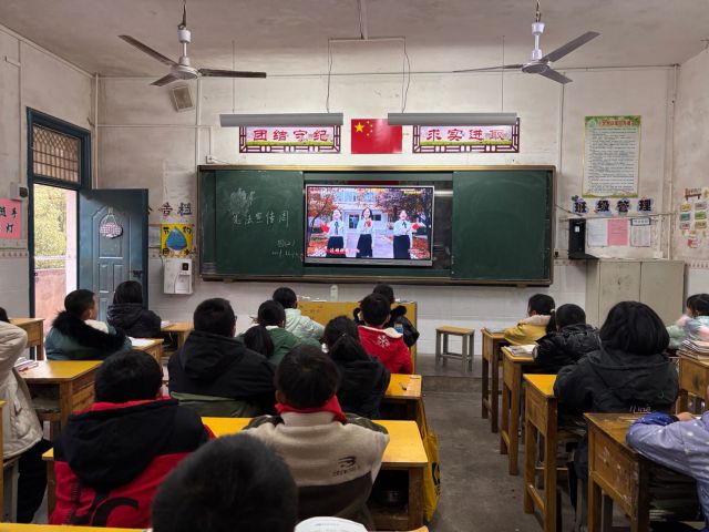 荷浦乡中心小学开展宪法宣传周系列活动