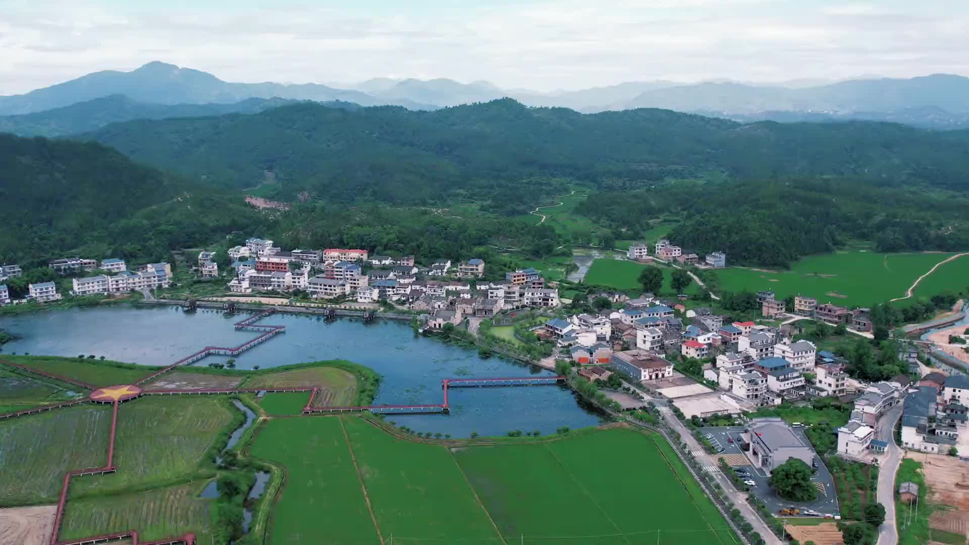 宁都县水系连通及水美乡村建设县项目主体工程全面竣工