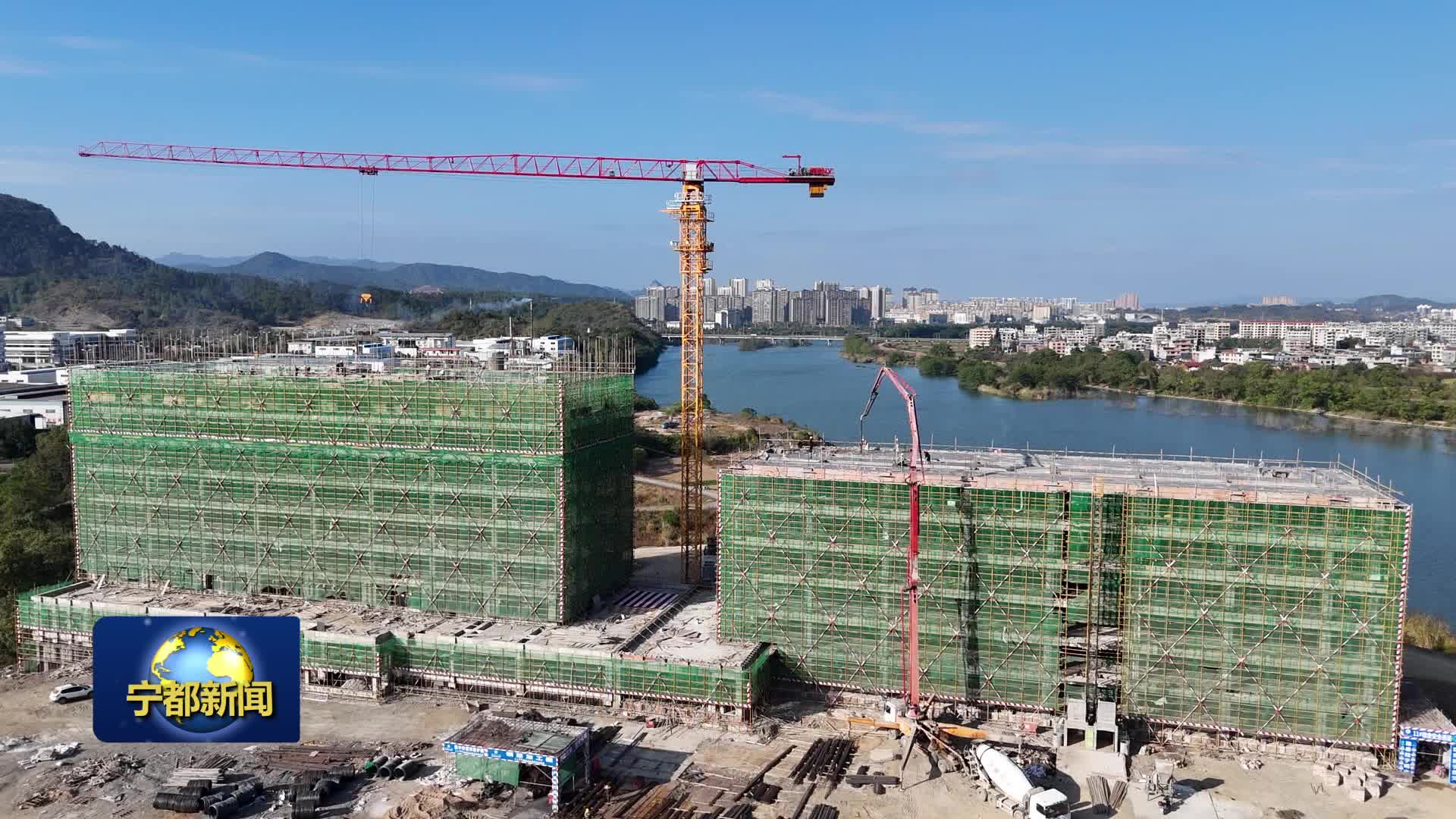 县登峰工投：加快推进厂房建设 助力园区高质量发展