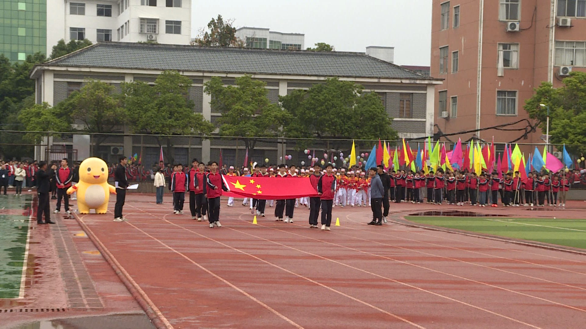 宁都县第一初级中学举办第三届田径运动会